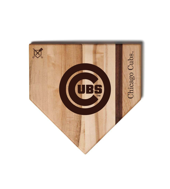 Baseball BBQ Chicago Cubs "Cubs" Home Plate / 12" x 12" Chicago Cubs "Grand Slam" Combo Set