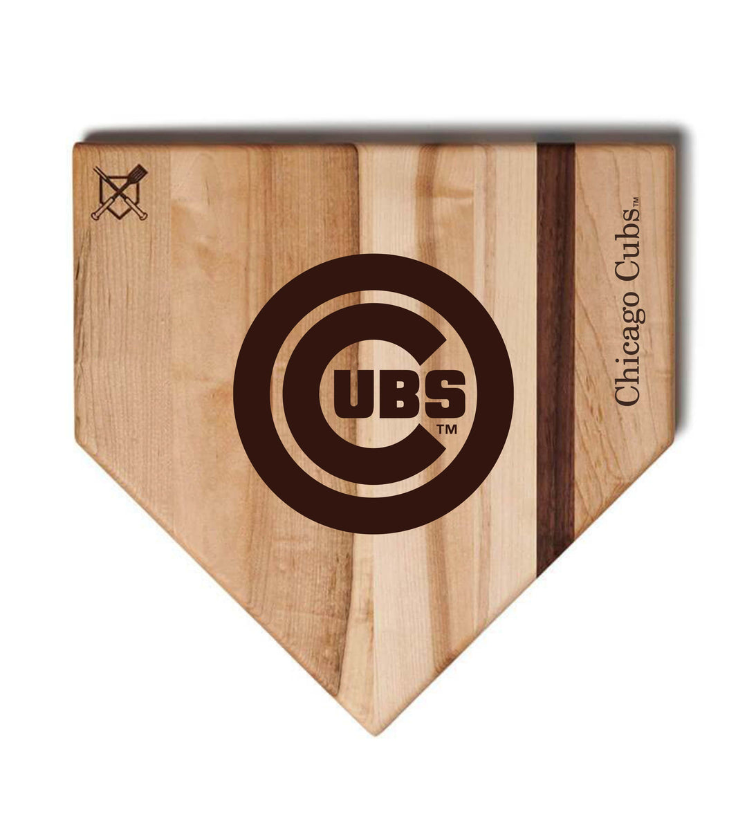 Baseball BBQ Chicago Cubs "Cubs" Home Plate / 17" x 17" Chicago Cubs "Grand Slam" Combo Set