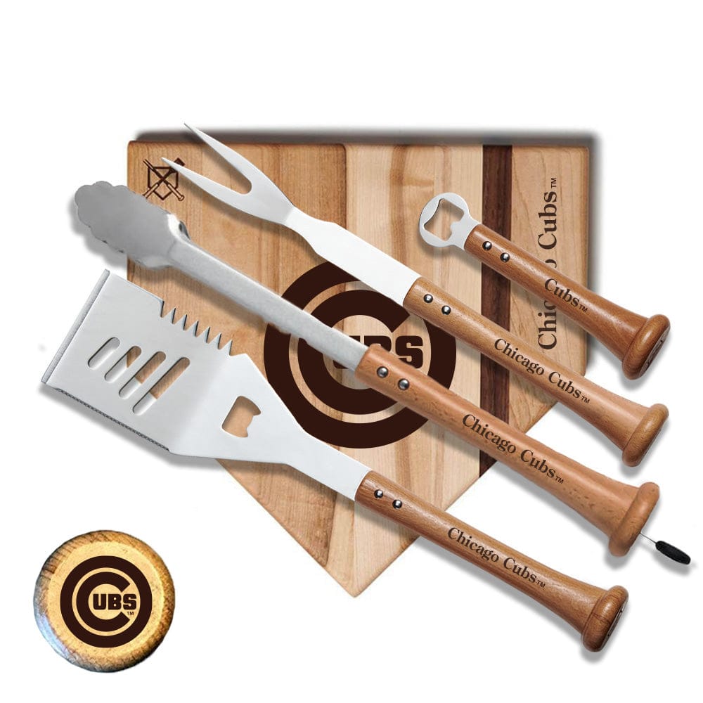 Baseball BBQ Chicago Cubs "Grand Slam" Combo Set