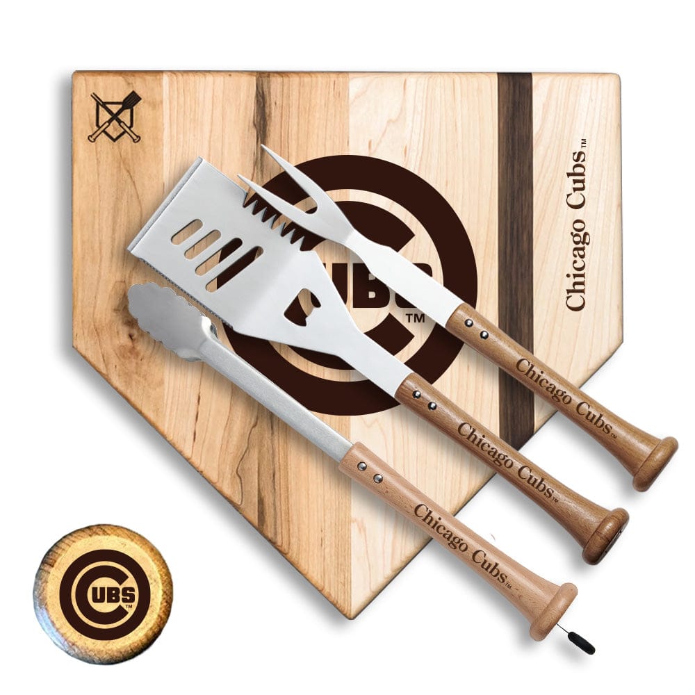Baseball BBQ Chicago Cubs "Silver Slugger" Combo Set