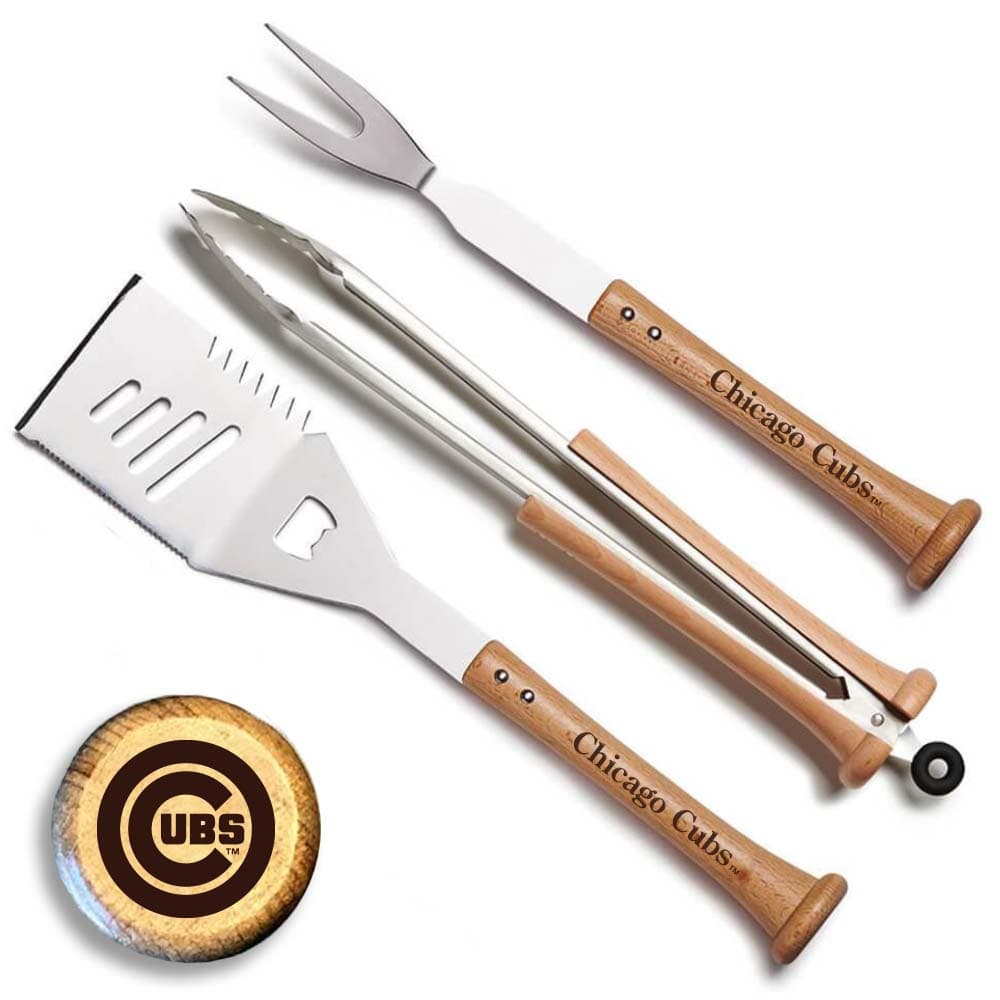 Baseball BBQ Chicago Cubs "TRIPLE PLAY" Combo Set