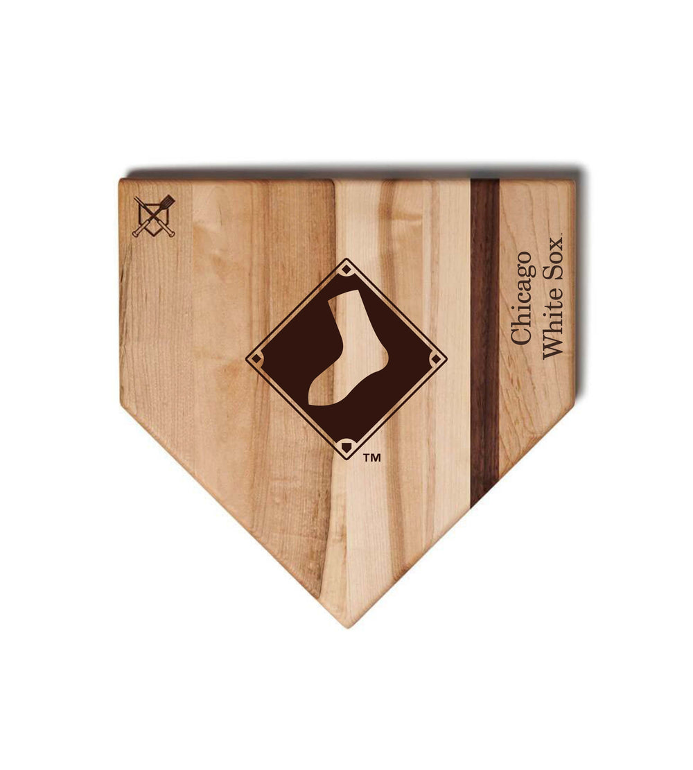 Baseball BBQ Chicago White Sox "Diamond Sock" Home Plate / 12" x 12" Chicago White Sox "Grand Slam" Combo Set