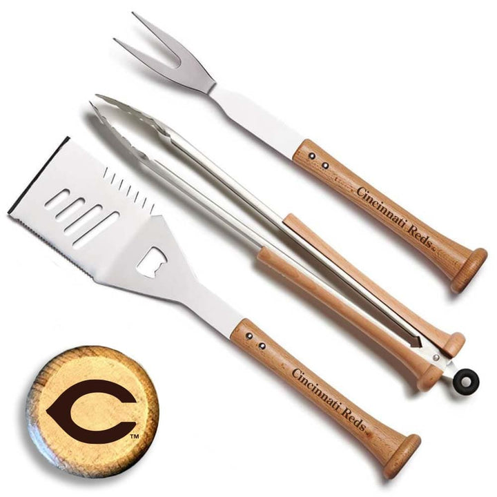 Baseball BBQ Cincinnati Reds "TRIPLE PLAY" Combo Set
