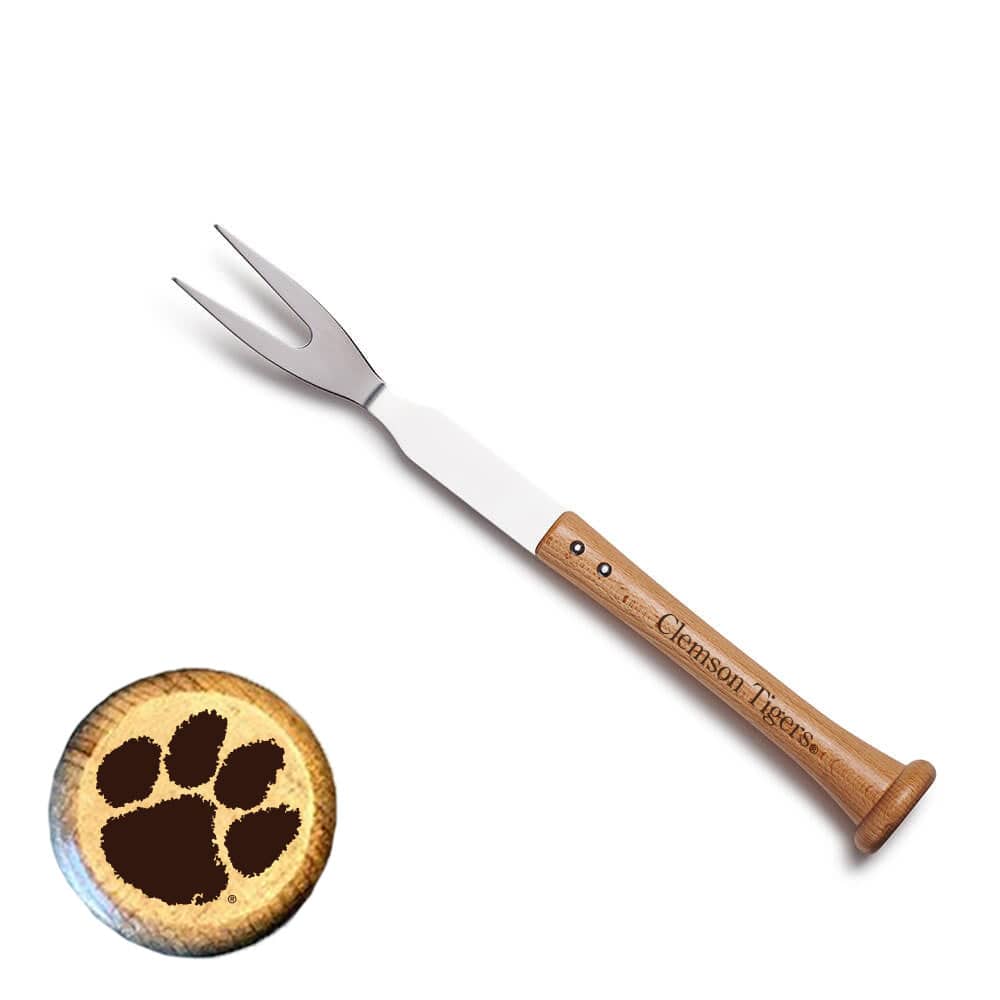 Baseball BBQ Clemson "Forkball" Fork