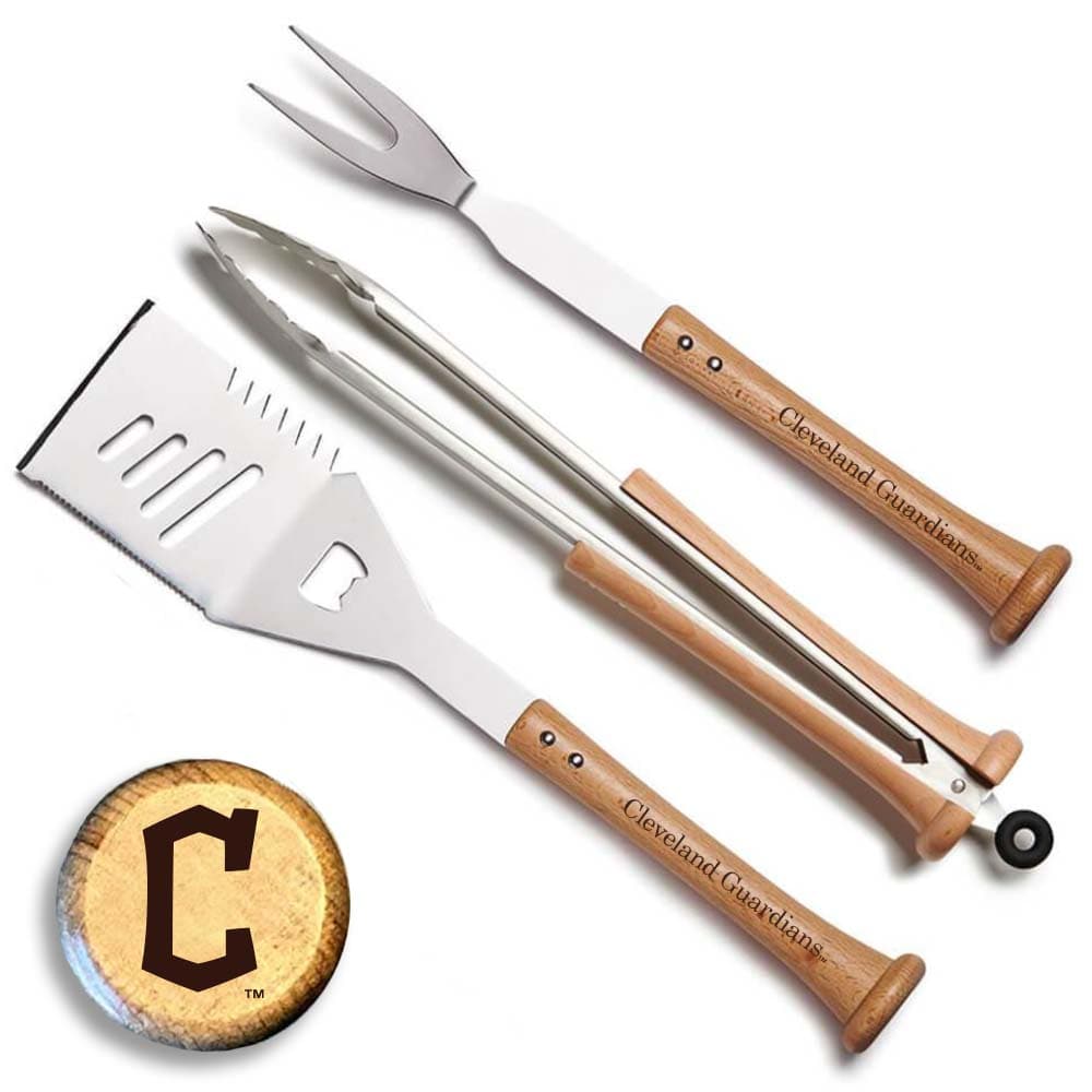 Baseball BBQ Cleveland Guardians "TRIPLE PLAY" Combo Set