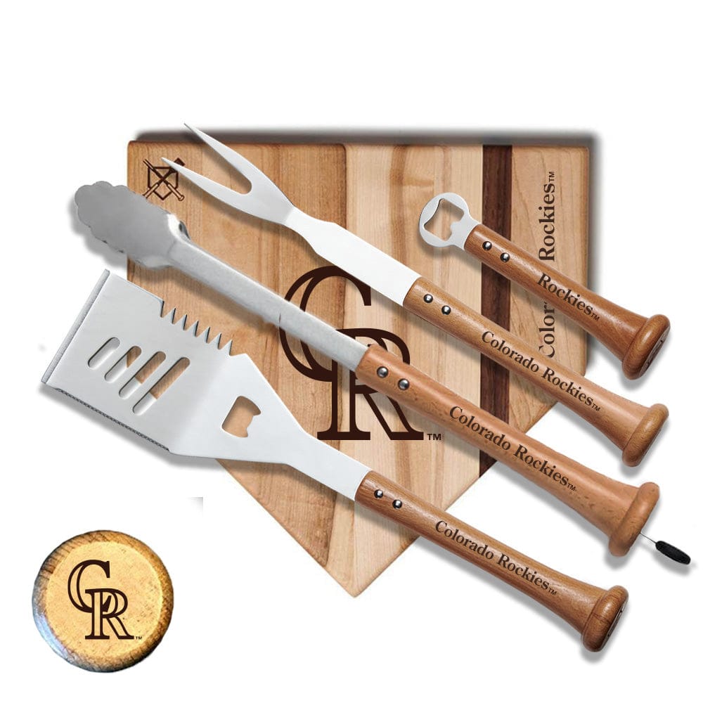 Baseball BBQ Colorado Rockies "Grand Slam" Combo Set