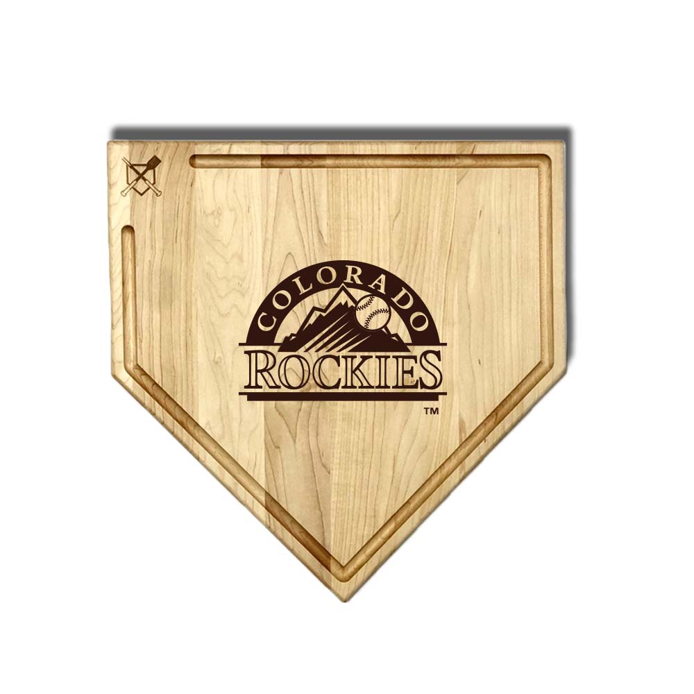 Baseball BBQ Colorado Rockies "Rockies" Home Plate / 17" x 17" (With Trough) *note: logo only (will not show team name) Colorado Rockies "Silver Slugger" Combo Set