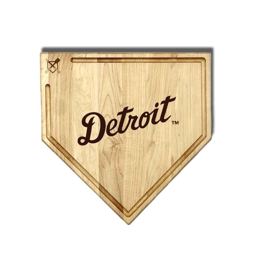 Baseball BBQ Detroit Tigers "Detroit" Home Plate / 17" x 17" (With Trough) *note: logo only (will not show team name) Detroit Tigers "Grand Slam" Combo Set