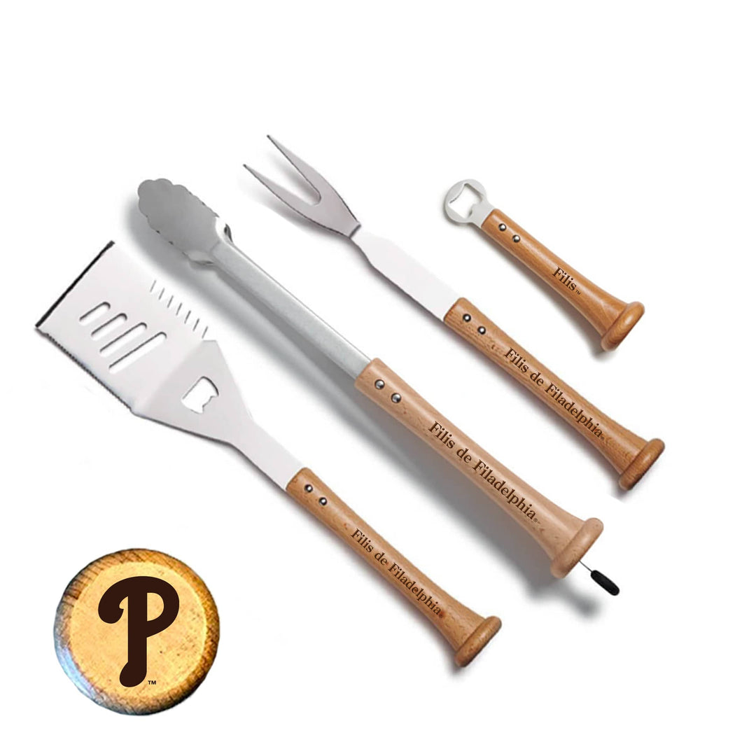 Baseball BBQ Filis de Filadelfia "Home Run" Combo Set (en Español)