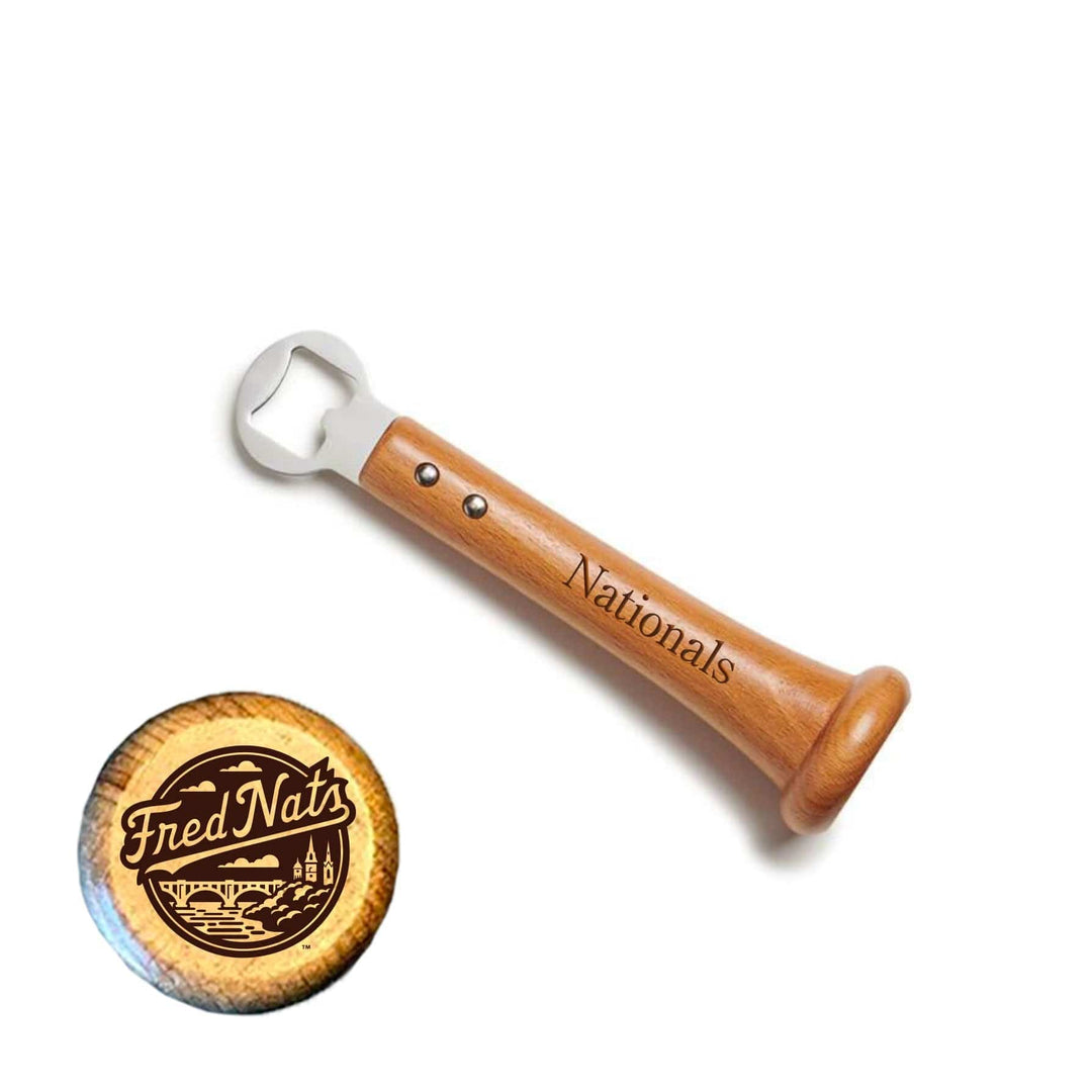 Baseball BBQ Fredericksburg Nationals "PICKOFF" Bottle Opener