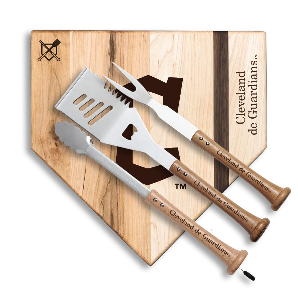Baseball BBQ Guardians de Cleveland "Silver Slugger" Combo Set (en Español)
