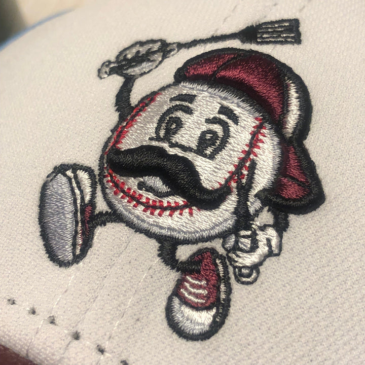 Baseball BBQ Hats Forkballer Philly style - fitted