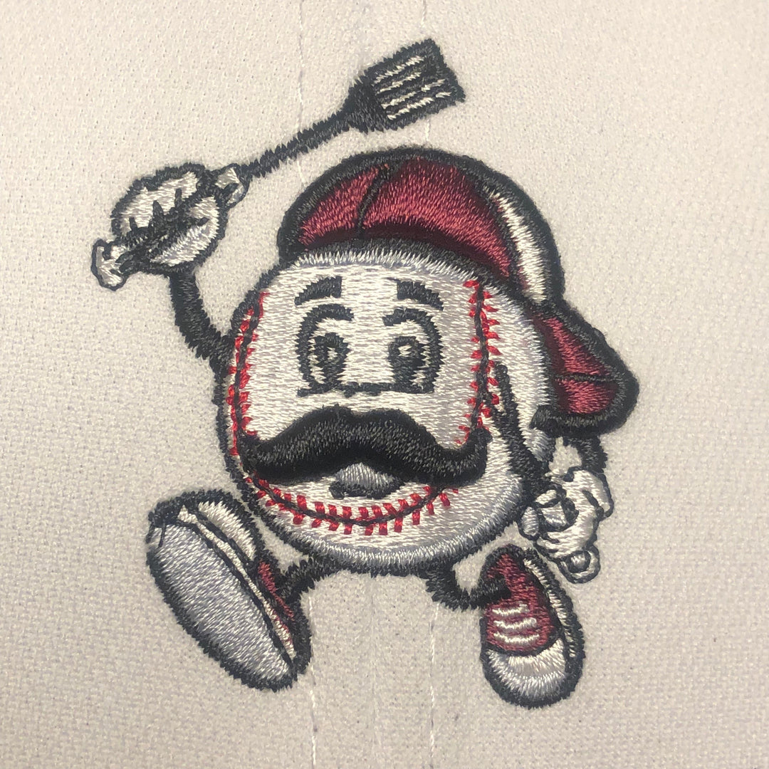 Baseball BBQ Hats Forkballer Philly style - fitted