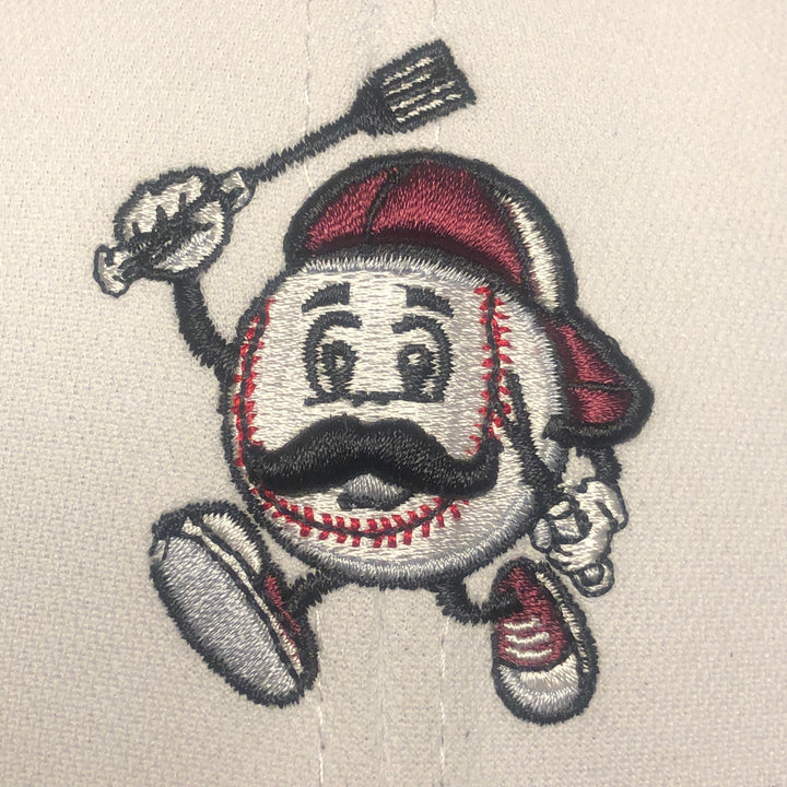 Baseball BBQ Hats Forkballer Philly style - fitted