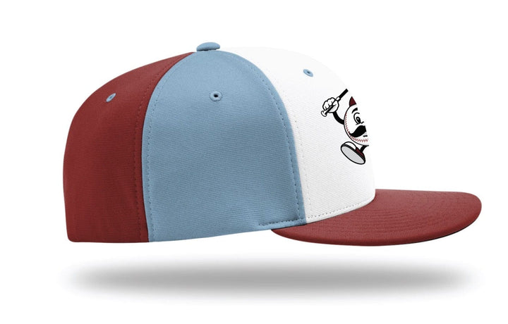 Baseball BBQ Hats Forkballer Philly style - fitted
