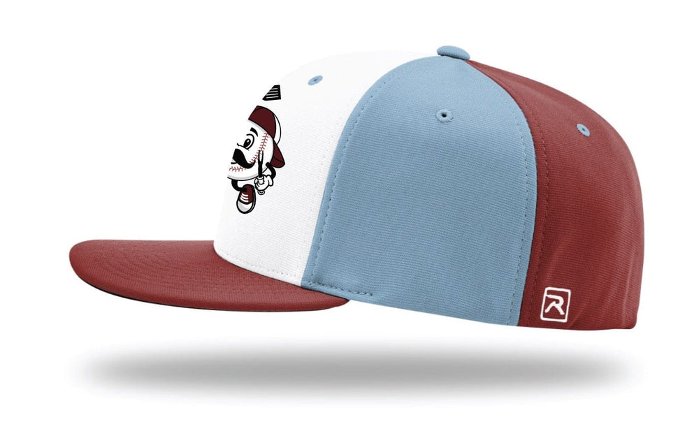 Baseball BBQ Hats Forkballer Philly style - fitted