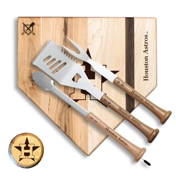 Baseball BBQ Houston Astros "Silver Slugger" Combo Set