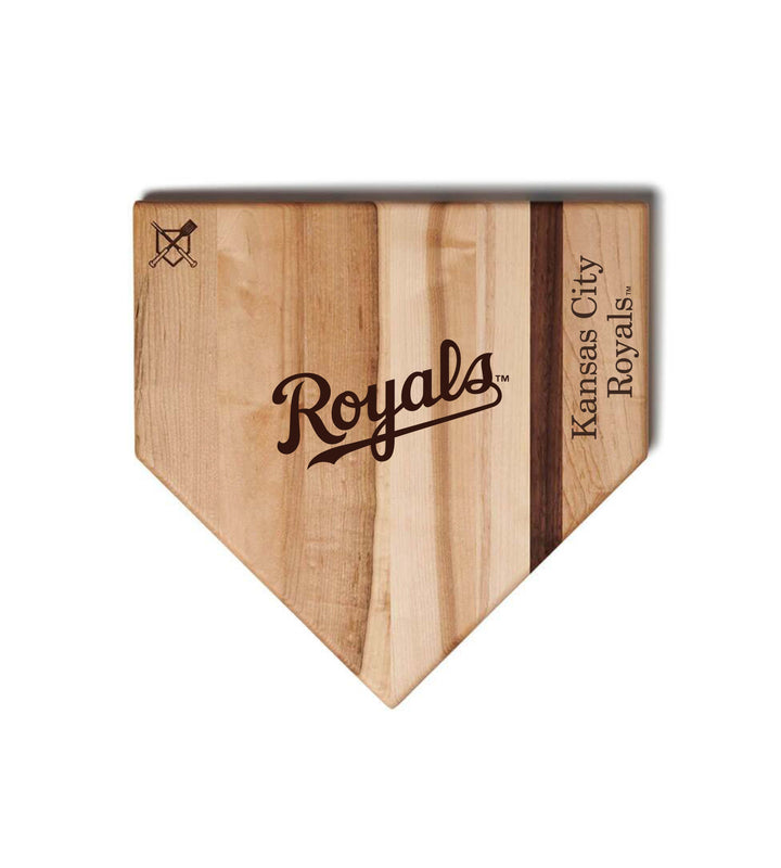 Baseball BBQ Kansas City Royals "Royals" Home Plate / 12" x 12" Kansas City Royals "Silver Slugger" Combo Set