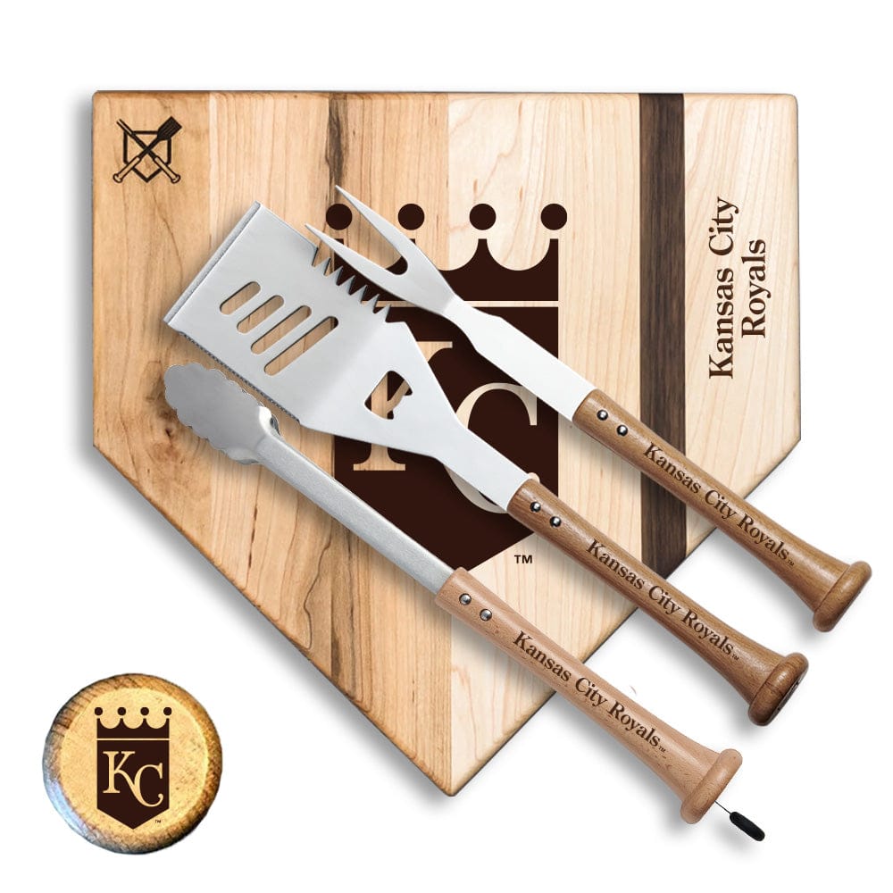 Baseball BBQ Kansas City Royals "Silver Slugger" Combo Set