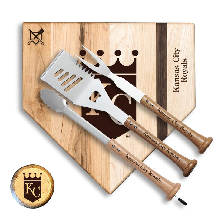 Baseball BBQ Kansas City Royals "Silver Slugger" Combo Set