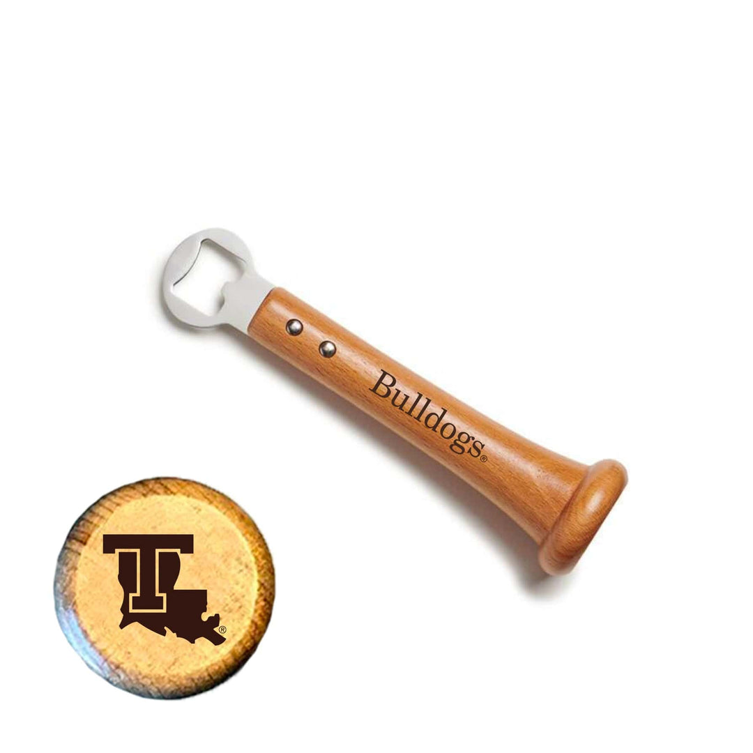 Baseball BBQ LA Tech "PICKOFF" Bottle Opener