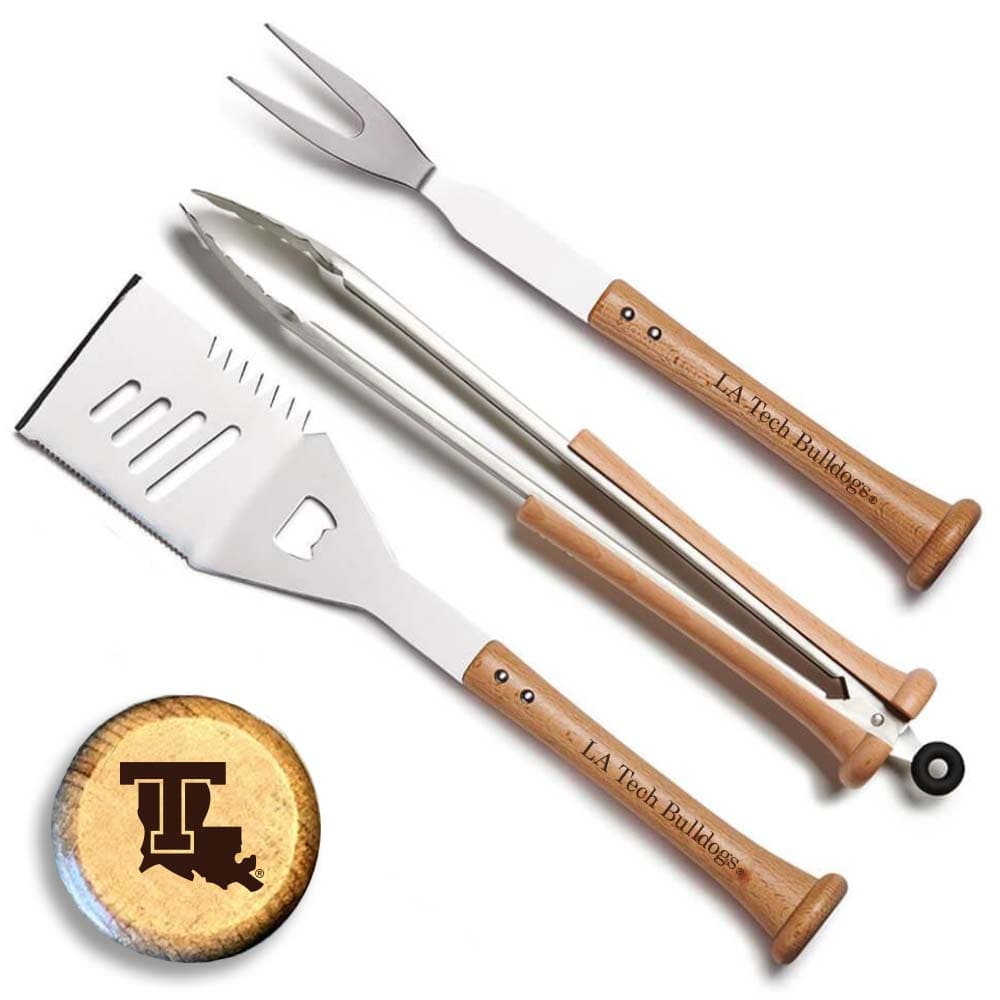Baseball BBQ LA Tech "TRIPLE PLAY" Combo Set