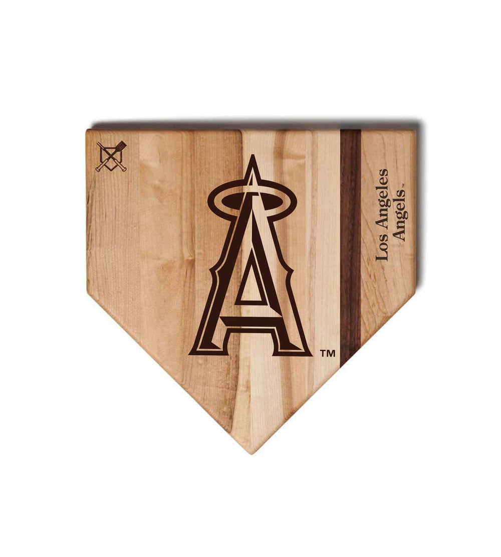 Baseball BBQ Los Angeles Angels "A" Home Plate / 12" x 12" Los Angeles Angels "Silver Slugger" Combo Set