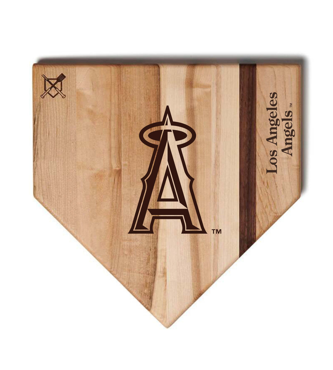 Baseball BBQ Los Angeles Angels "A" Home Plate / 17" x 17" Los Angeles Angels "Grand Slam" Combo Set