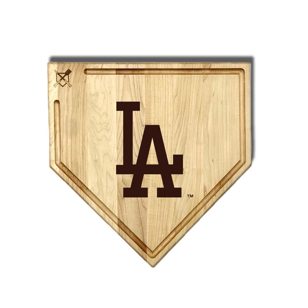 Baseball BBQ Los Angeles Dodgers "LA" Home Plate / 17" x 17" (With Trough) *note: logo only (will not show team name) Los Angeles Dodgers "Silver Slugger" Combo Set