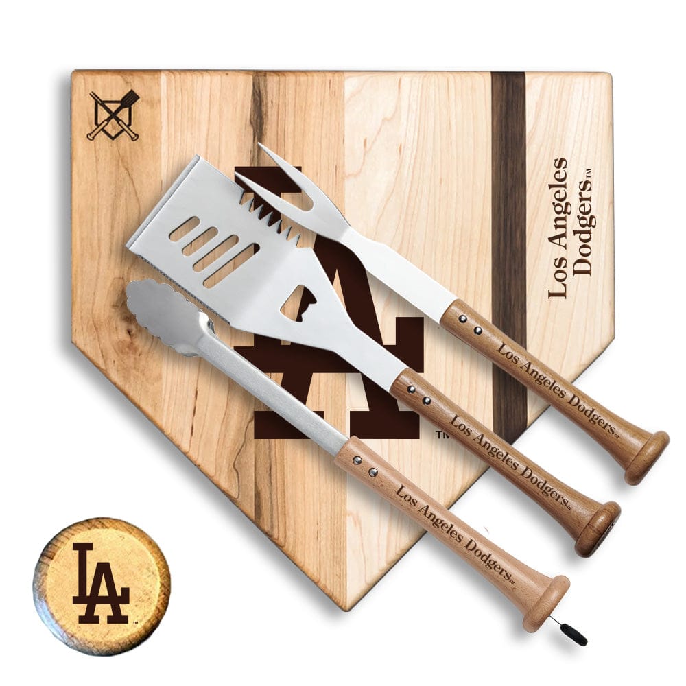 Baseball BBQ Los Angeles Dodgers "Silver Slugger" Combo Set