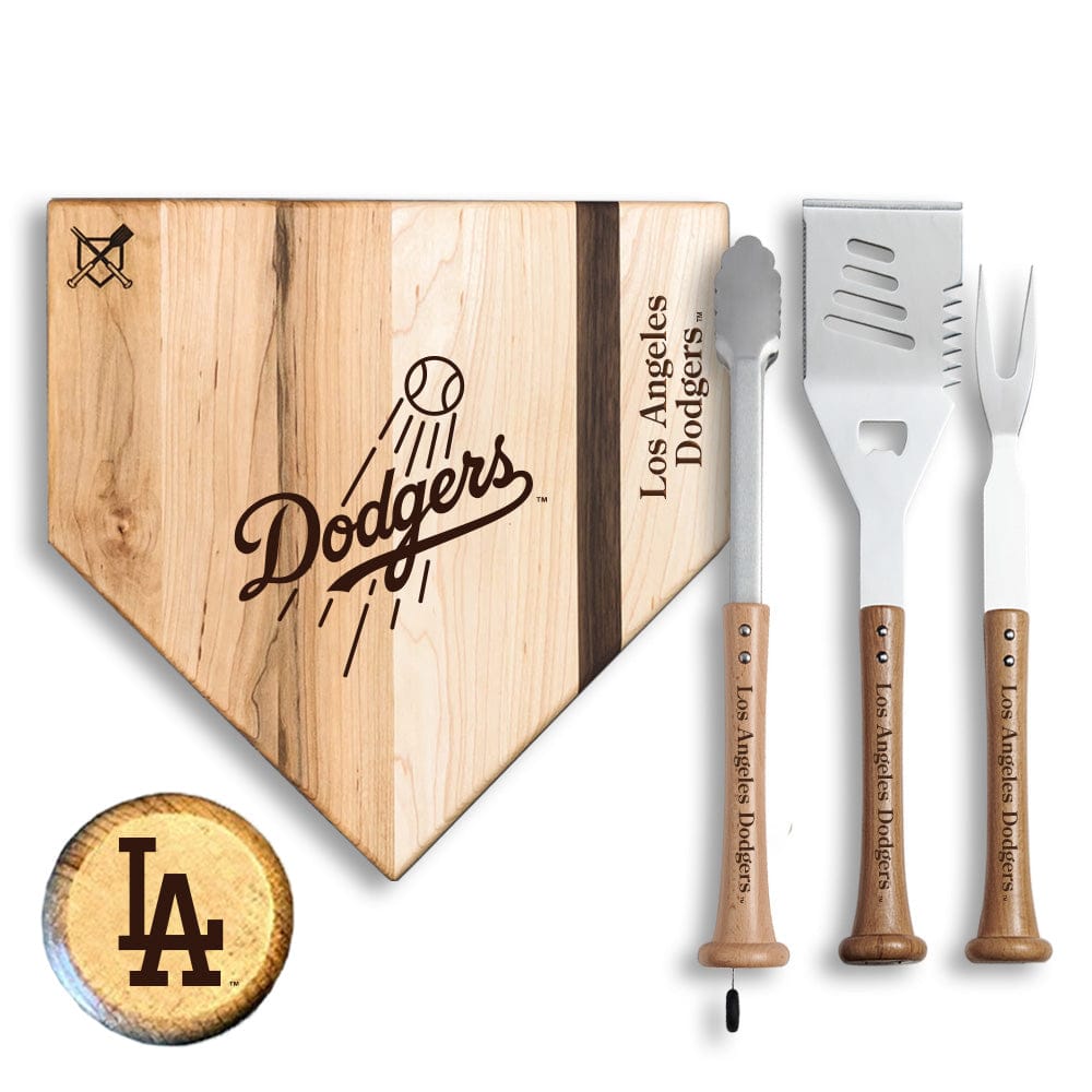 Baseball BBQ Los Angeles Dodgers "Silver Slugger" Combo Set