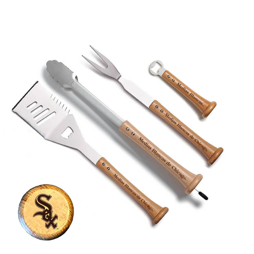Baseball BBQ Medias Blancas de Chicago "Home Run" Combo Set (en Español)