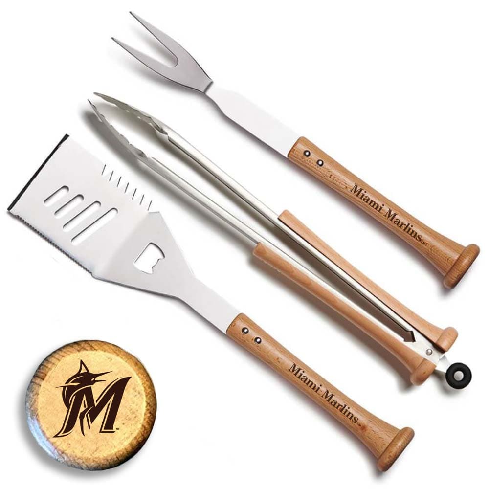 Baseball BBQ Miami Marlins "TRIPLE PLAY" Combo Set