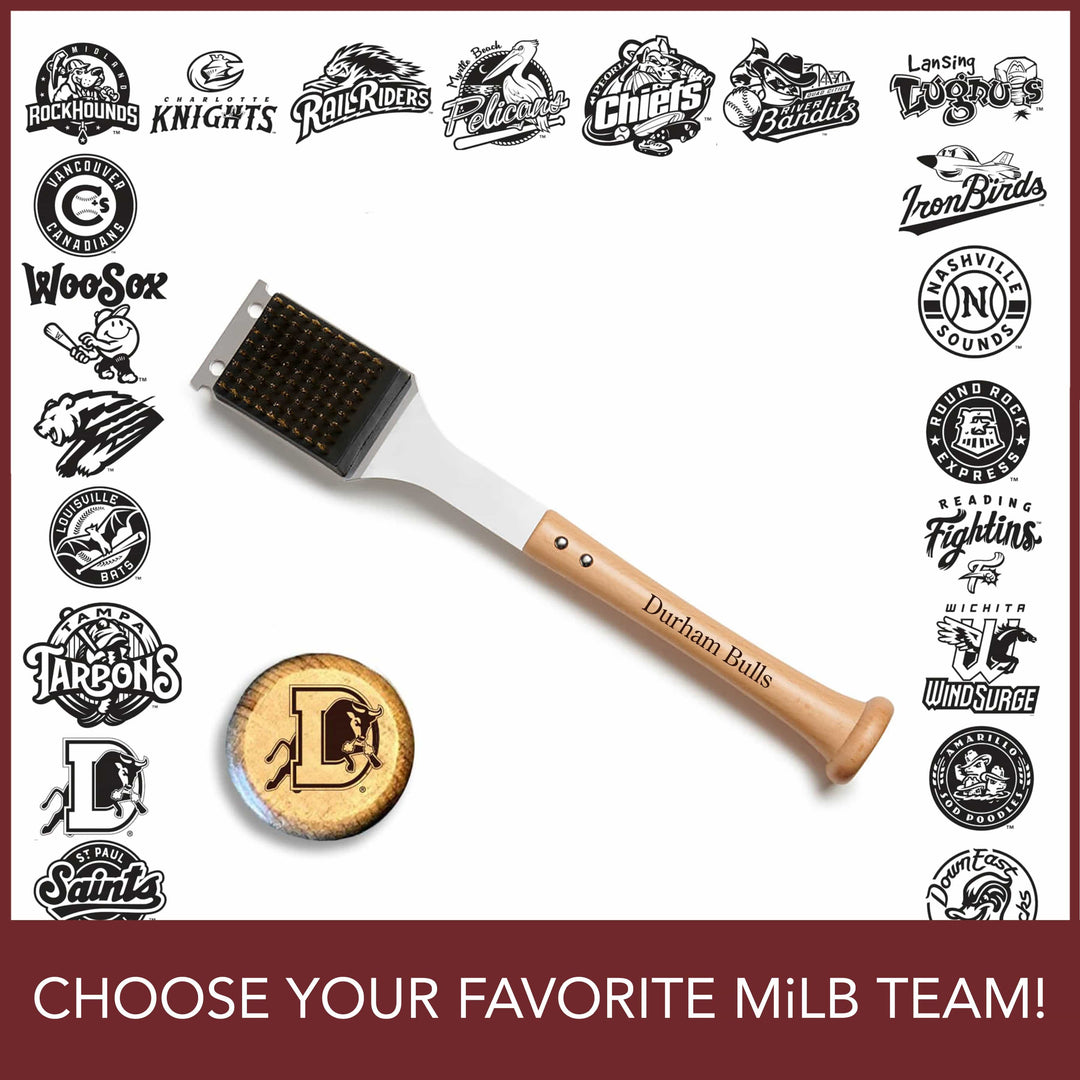 Baseball BBQ MiLB "BRUSHBACK" Scraper | CHOOSE YOUR FAVORITE TEAM