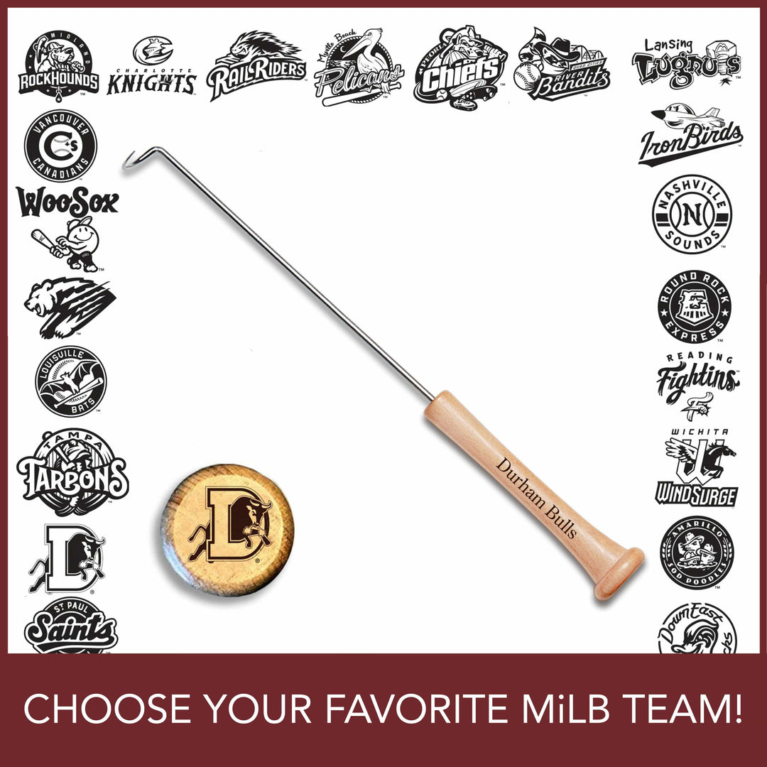 Baseball BBQ MiLB "THE HOOK" Pigtail | Choose your favorite team