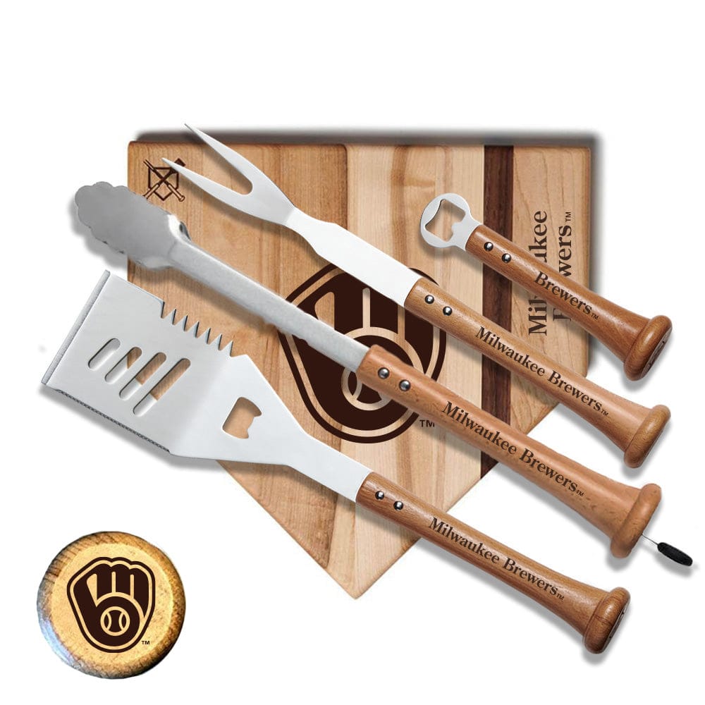 Baseball BBQ Milwaukee Brewers "Grand Slam" Combo Set