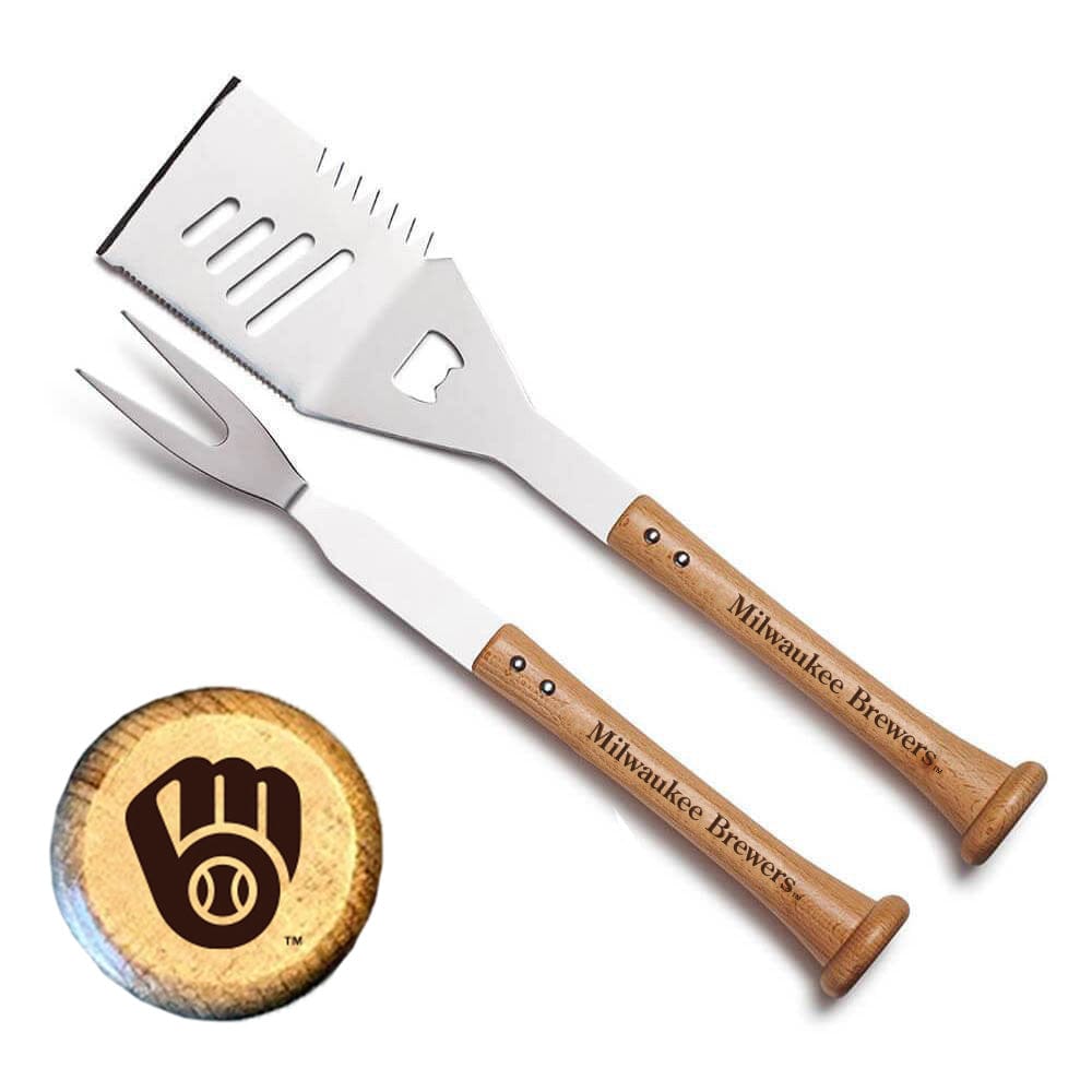 Baseball BBQ Milwaukee Brewers "TURN TWO" Combo Set