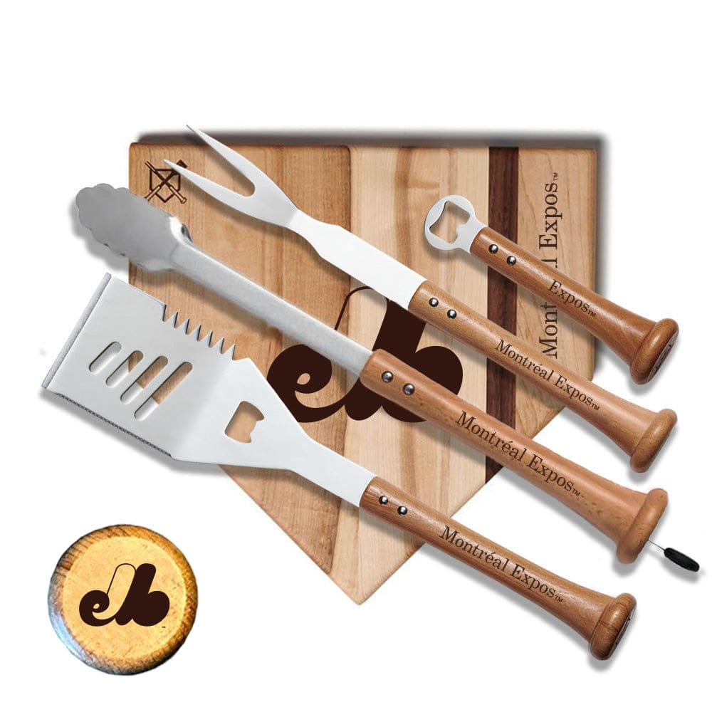 Baseball BBQ Montreal Expos "GRAND SLAM" Combo Set 12" Style 1 Montreal Expos "GRAND SLAM" Combo Set