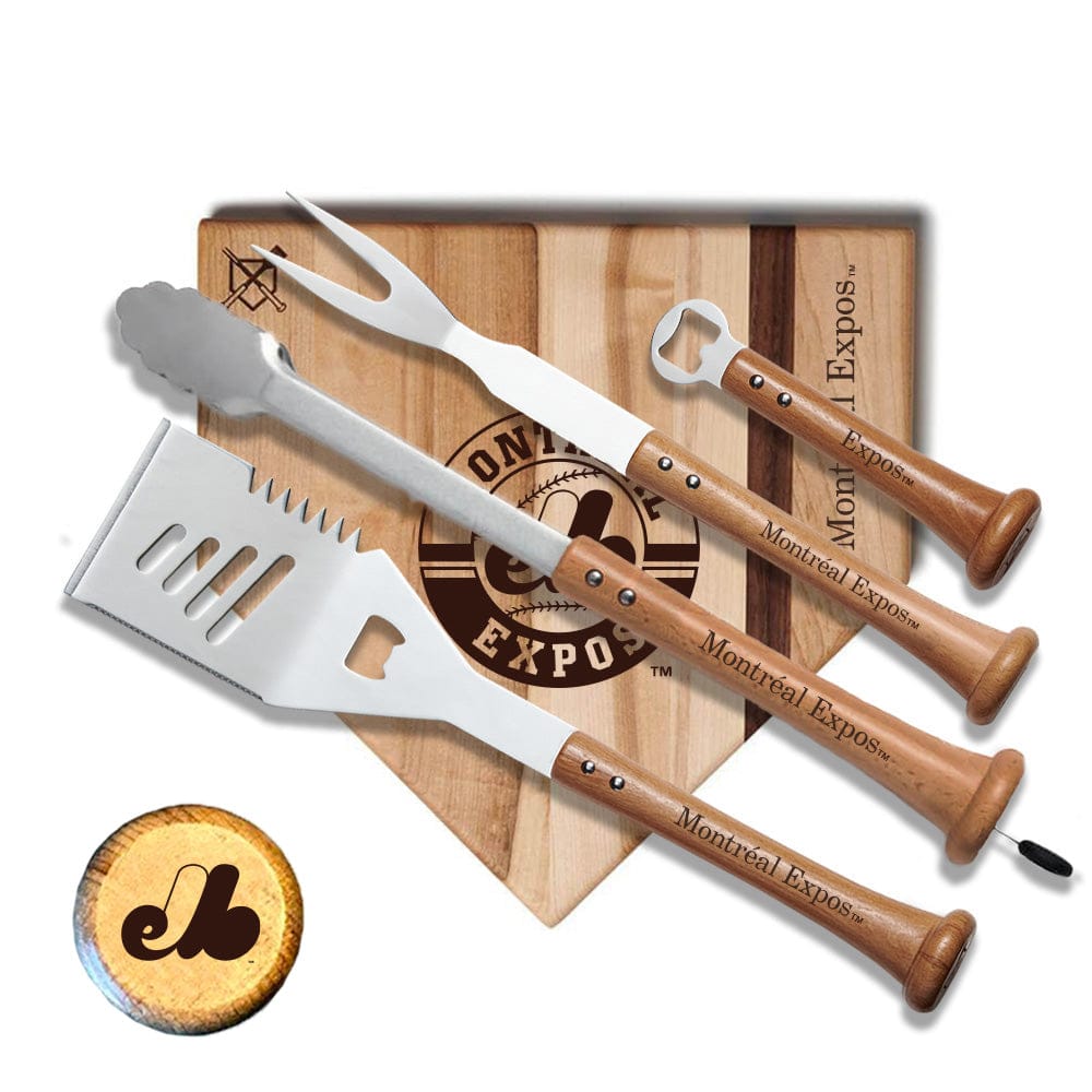 Baseball BBQ Montreal Expos "GRAND SLAM" Combo Set  12" Style 2 Montreal Expos "GRAND SLAM" Combo Set