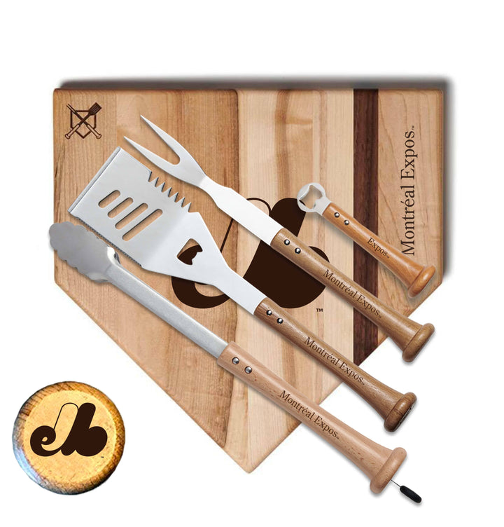 Baseball BBQ Montreal Expos "GRAND SLAM" Combo Set 17" Style 1 Montreal Expos "GRAND SLAM" Combo Set