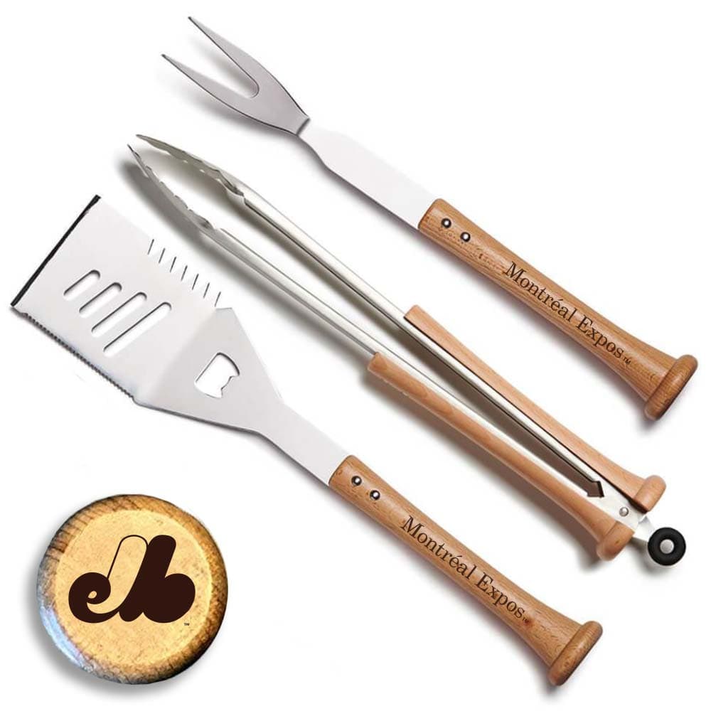 Baseball BBQ Montreal Expos "TRIPLE PLAY" Combo Set