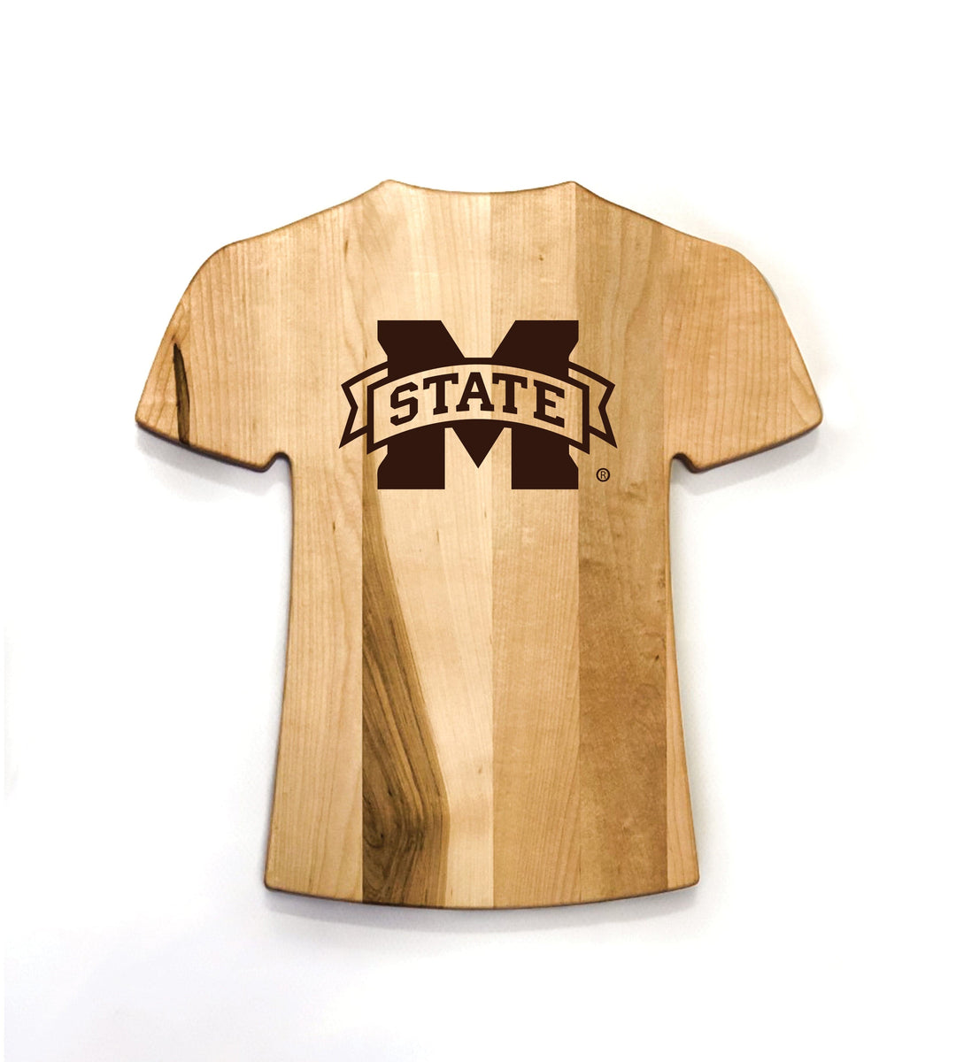Baseball BBQ MS State Jersey Style 1 Mississippi State Cutting Boards | Jersey Style
