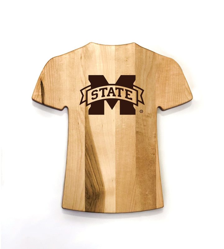 Baseball BBQ MS State Jersey Style 1 Mississippi State Cutting Boards | Jersey Style