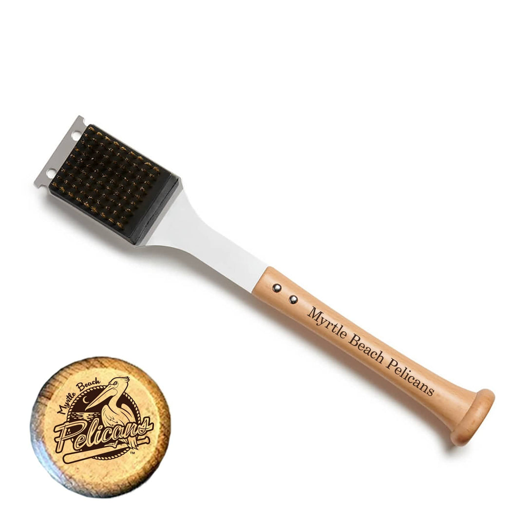 Baseball BBQ Myrtle Beach Pelicans "BRUSHBACK" Scraper