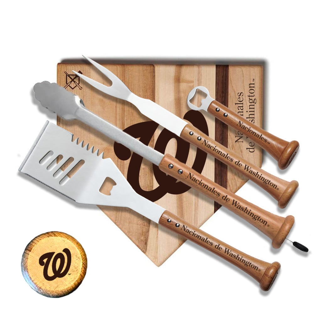 Baseball BBQ Nacionales de Washington "Grand Slam" Combo Set (en Español)