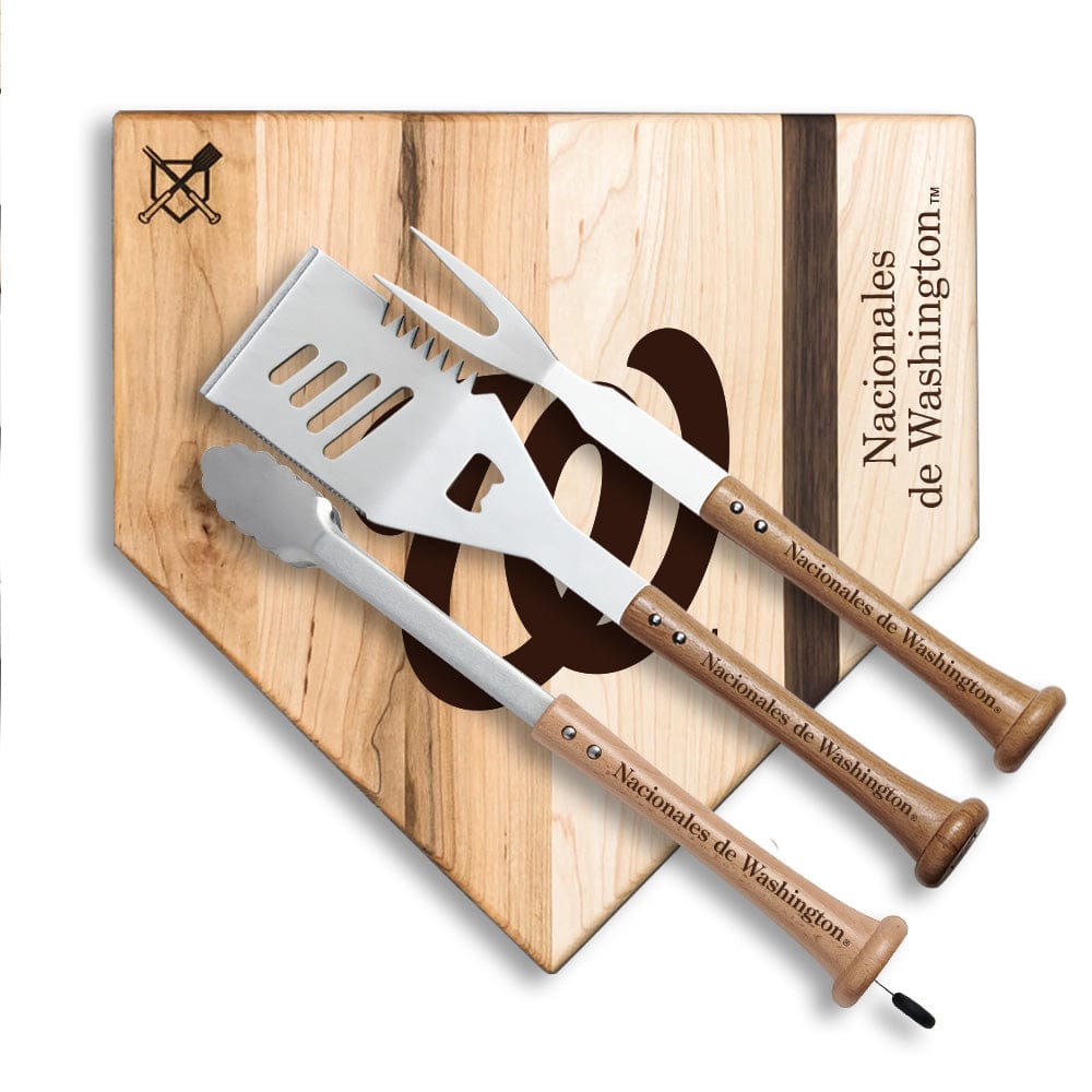 Baseball BBQ Nacionales de Washington "Silver Slugger" Combo Set (en Español)
