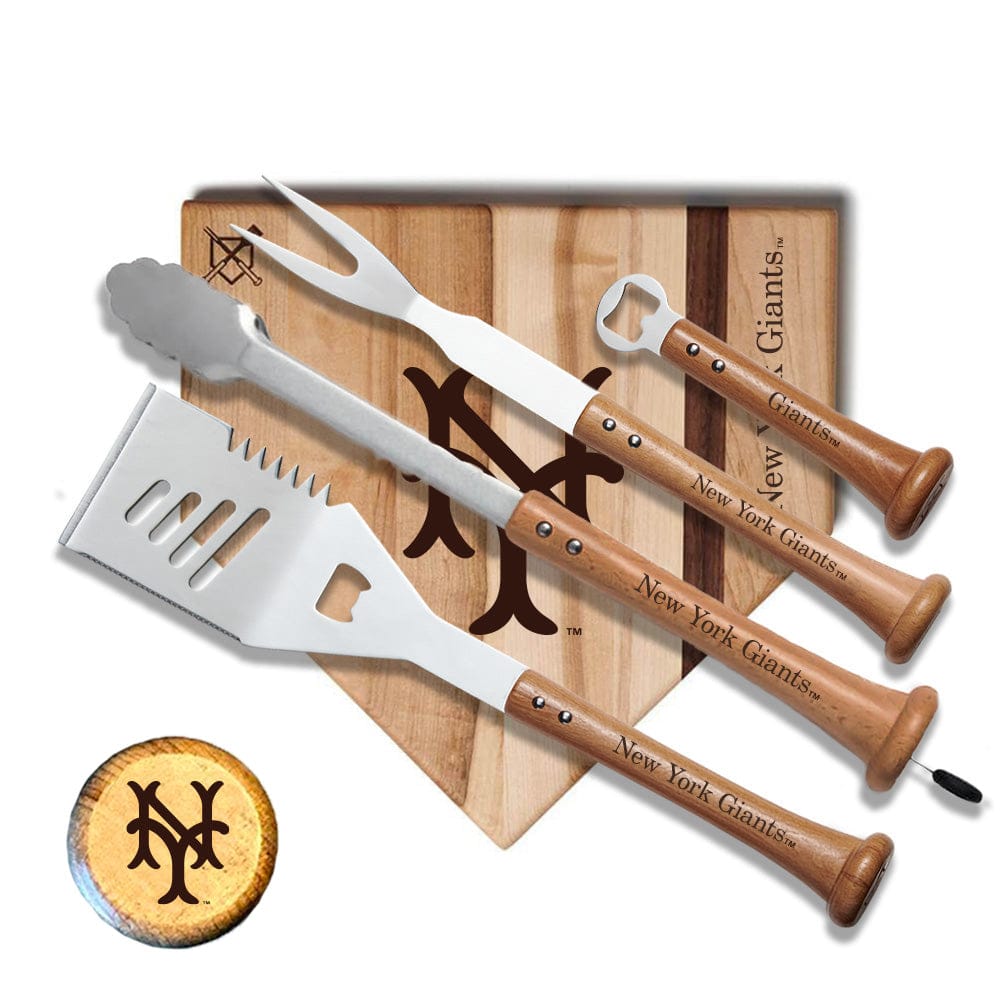 Baseball BBQ New York Giants "GRAND SLAM" Combo Set 12" Style 1 New York Giants "GRAND SLAM" Combo Set
