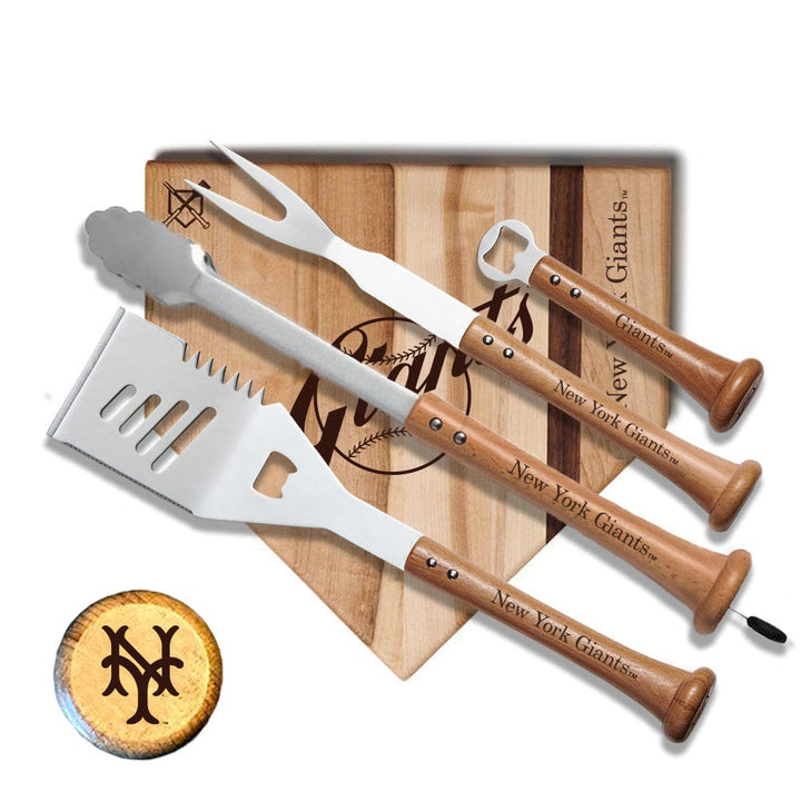 Baseball BBQ New York Giants "GRAND SLAM" Combo Set 12"  Style 2 New York Giants "GRAND SLAM" Combo Set