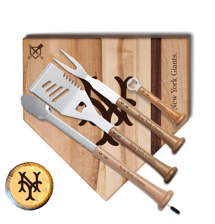 Baseball BBQ New York Giants "GRAND SLAM" Combo Set 17" Style 1 New York Giants "GRAND SLAM" Combo Set