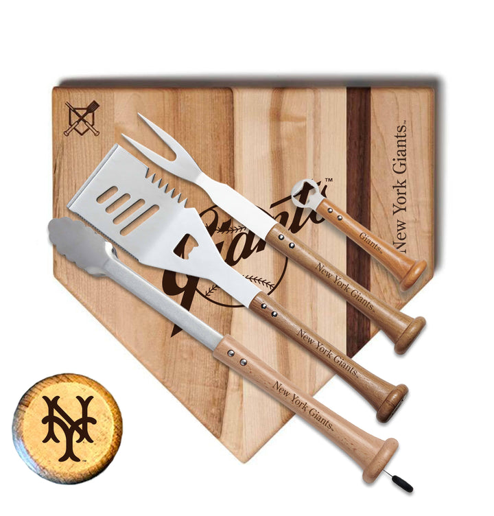 Baseball BBQ New York Giants "GRAND SLAM" Combo Set 17"  Style 2 New York Giants "GRAND SLAM" Combo Set